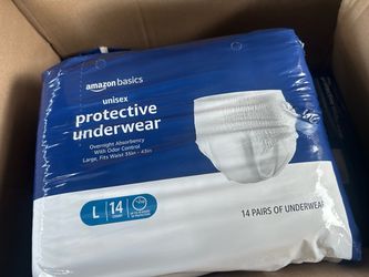 Amazon Basics Unisex adult diapers Large