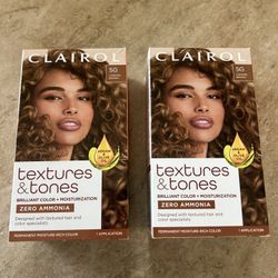 5G Caramel Brown, zero ammonia, argan & olive oil.