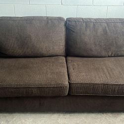 Brown Pull Out Couch