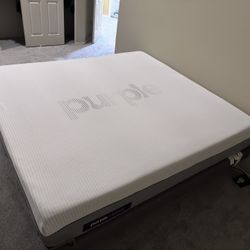 [Cal King] Purple Restore Hybrid Mattress + Adjustable Base