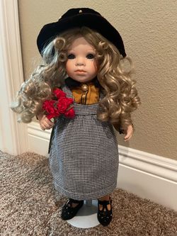 Vintage Porcelain Doll by Linda Stelle