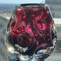 Gorgeous, Mid-Century Glass Of Vase