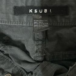 Mini Skirt Black Size 24 Brand KSUBI