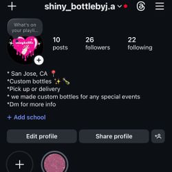 We Made Custom Bottles For Any Special Occasions 