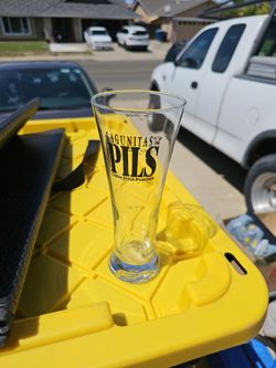 Lagunitas beer glasses.