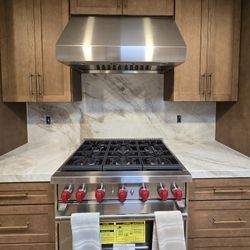 Taj Mahal Countertop Installation & Slab Fabrication