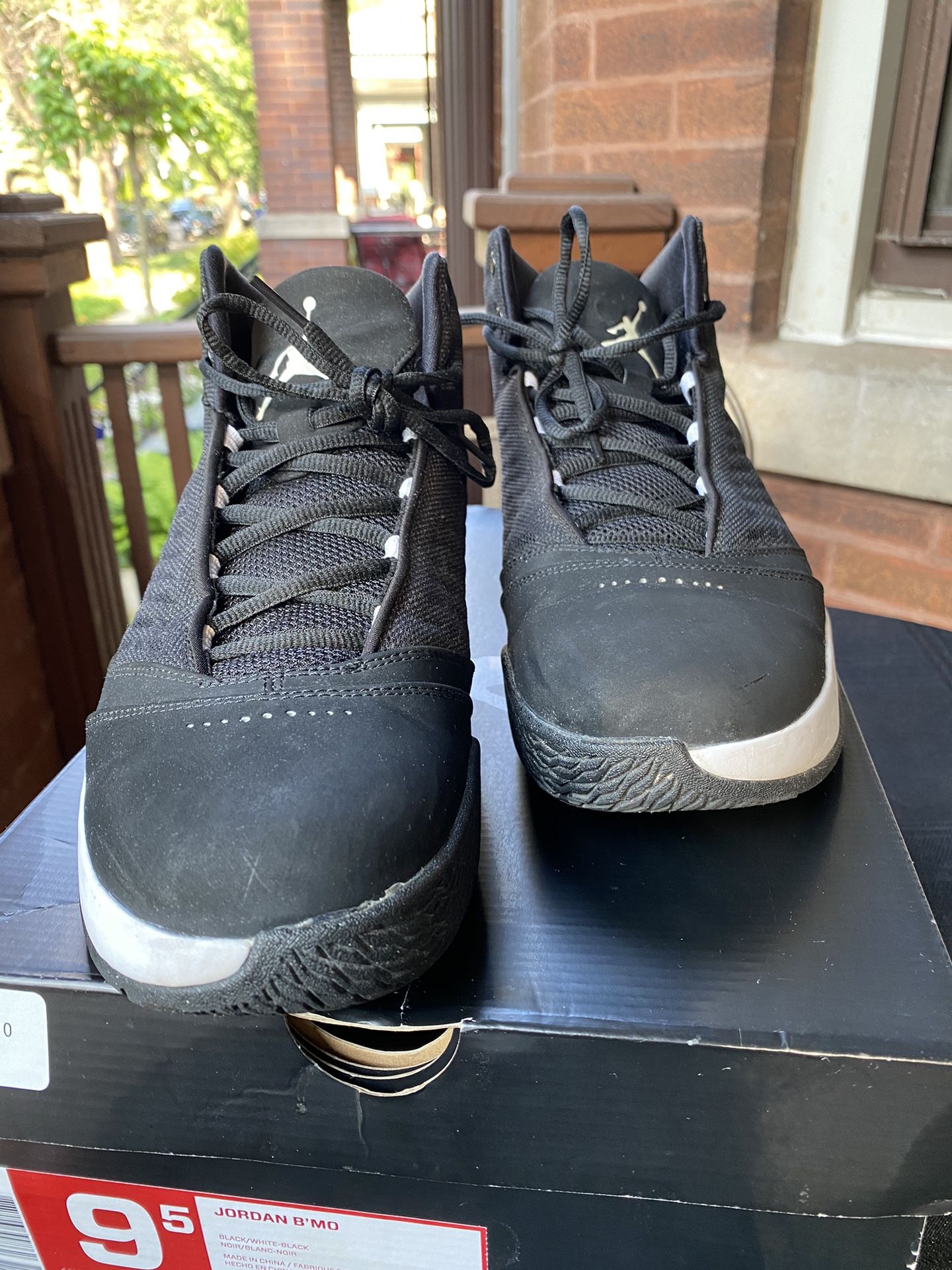 Vintage Air Jordans B’MO Black and White With Suede