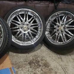 20in Chrome Laxani Lx-10 Wheels 4 Set