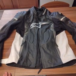 Alpinestars Faster Airflow V2 Leather Motorcycle Jacket