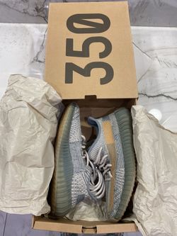 Adidas Yeezy Boost 350 V2 Israfil Gray/Blue/Tan Primeknit Size 11