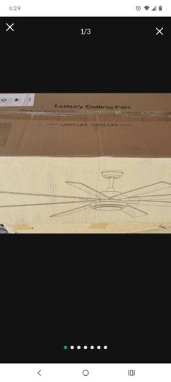 Black ceilings fan 72" available now