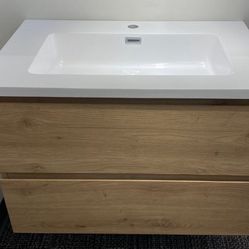 36”bathroom vanity with top