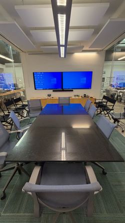 Luxury Black Natural Stone Conference Table – 8 ft – $400 OBO
