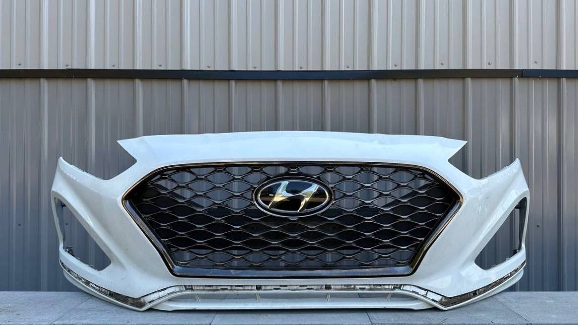 HYUNDAI SONATA 2018 2019 FRONT BUMPER ORIGINAL + RADIATOR GRILLE