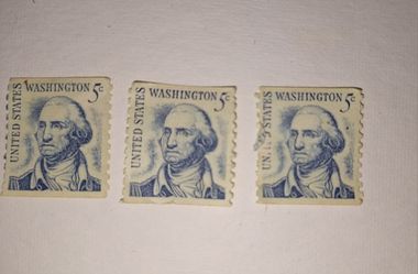 George Washington Dirty Face Stamps