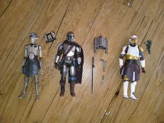 Star Wars black series bundle Mandalorian, Captain Enoch
