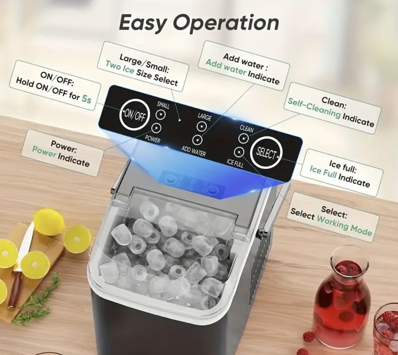 Ice Machine Portable For Summer Carry Around Camping Trip. Party