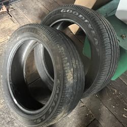 Pair Of Goodyear Eagle Tires P255/50r18s