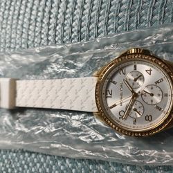 MK White Watch- woman's 