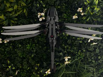 Lego Ornithopter with WickedBrick Wall Mount