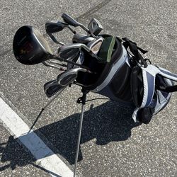 Golf set with bag