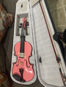 ARTALL 4/4 Beginner Violin Pack Color Pink