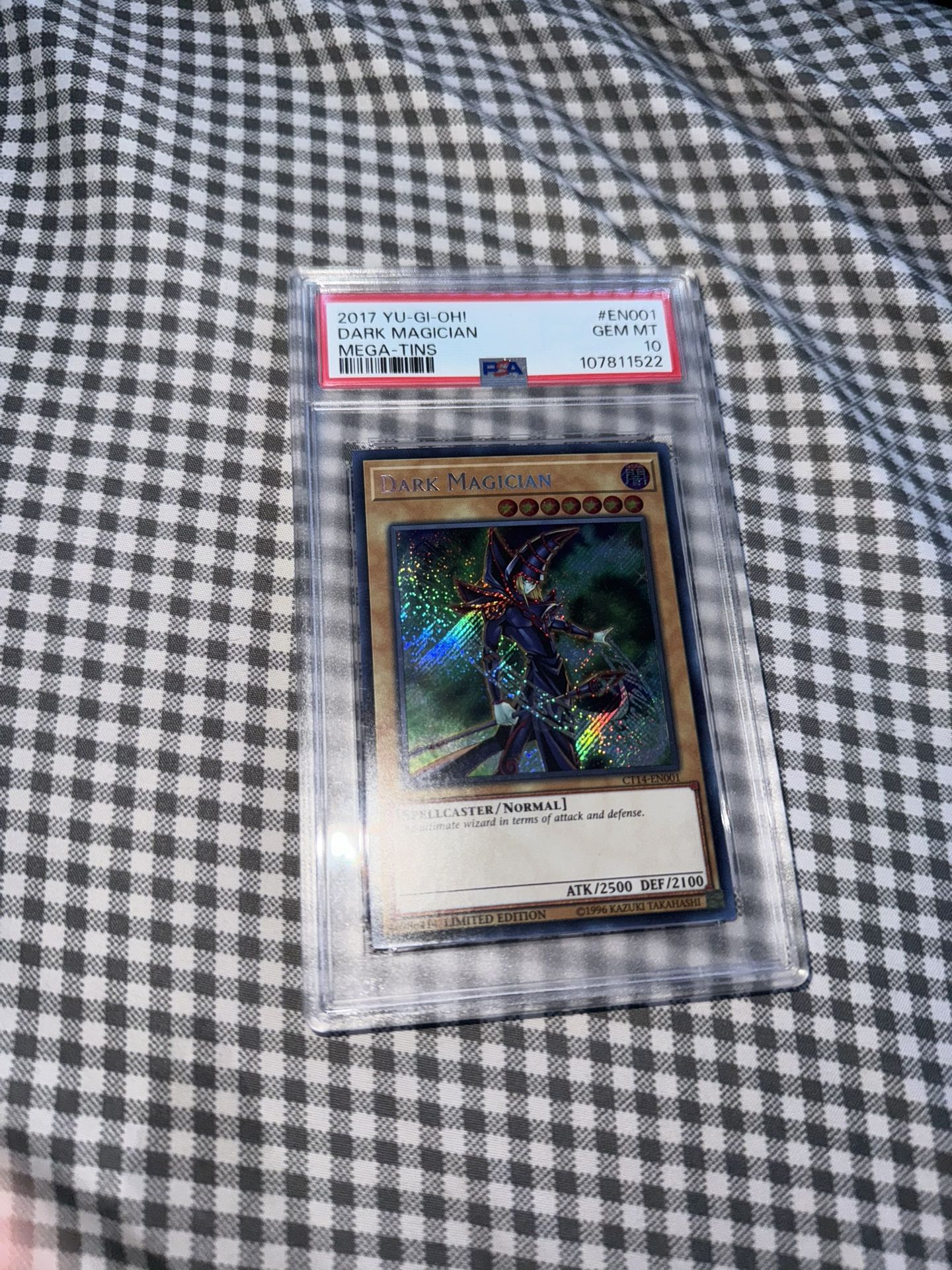 Dark Magician CT14 EN001 YuGiOh 2017 Mega Tins PSA 10