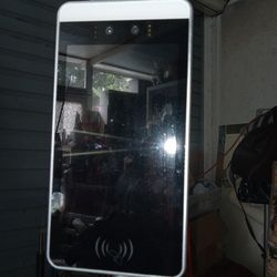 Biometric Scanner With Temperature Scan Checkin Kiosk