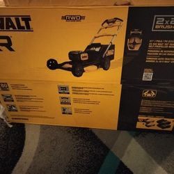 DeWalt XR 21" Lawn Mower (2 - 10hr Batteries)