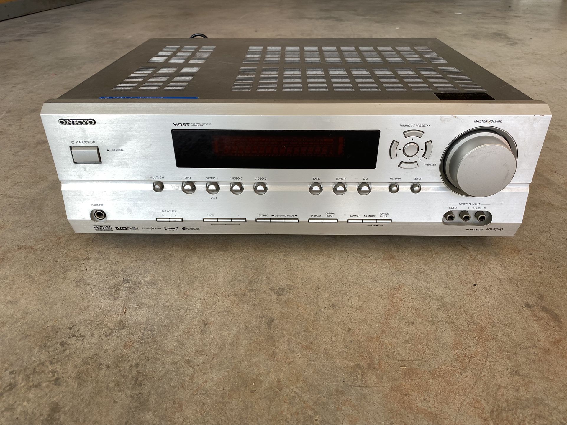 Ht R540 Back Inputs Onkyo HT-R540 AV Receiver for Sale in Walnut, CA - OfferUp