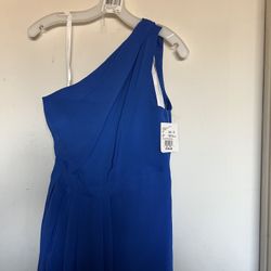 PARTY DRESS??? Blue Off Shoulder dress 