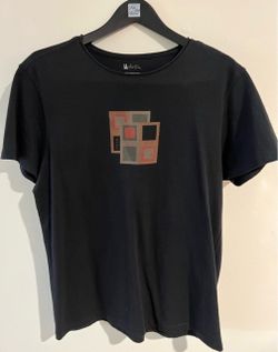 Men's Black Graphic Crew Neck T-Shirt by Foxton Brazil