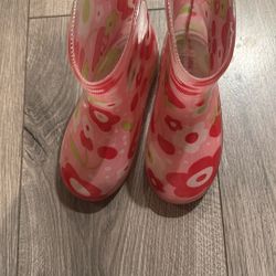 Used Girl Rain Boot-size 9