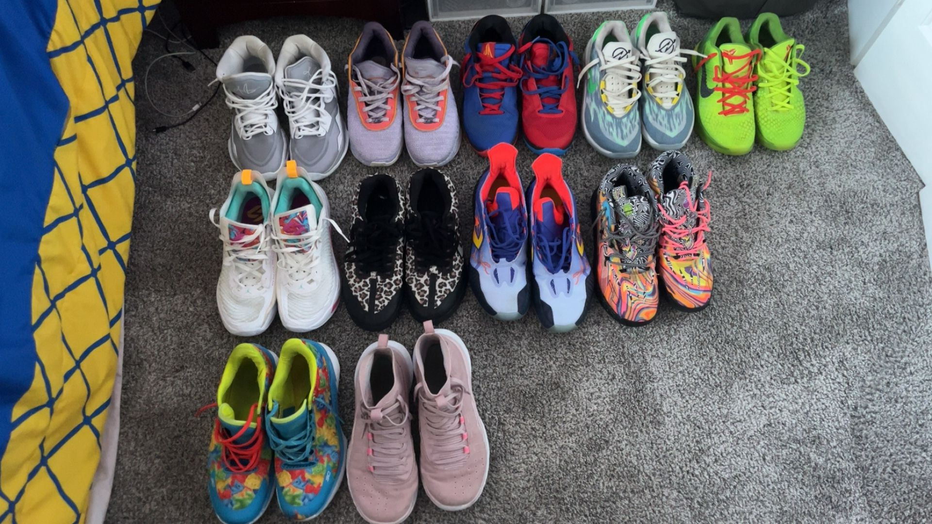 Basketball Shoes Kobe’s,Kyries, Lebrons, Curry’s 
