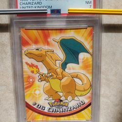1999 Topp Charizard  (Psa ERROR  Wrong country) 