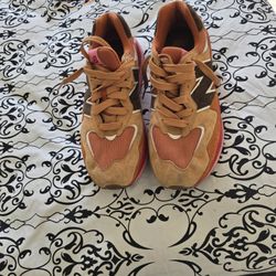 Size 12 New Balance 57/40 Brown Pink Red