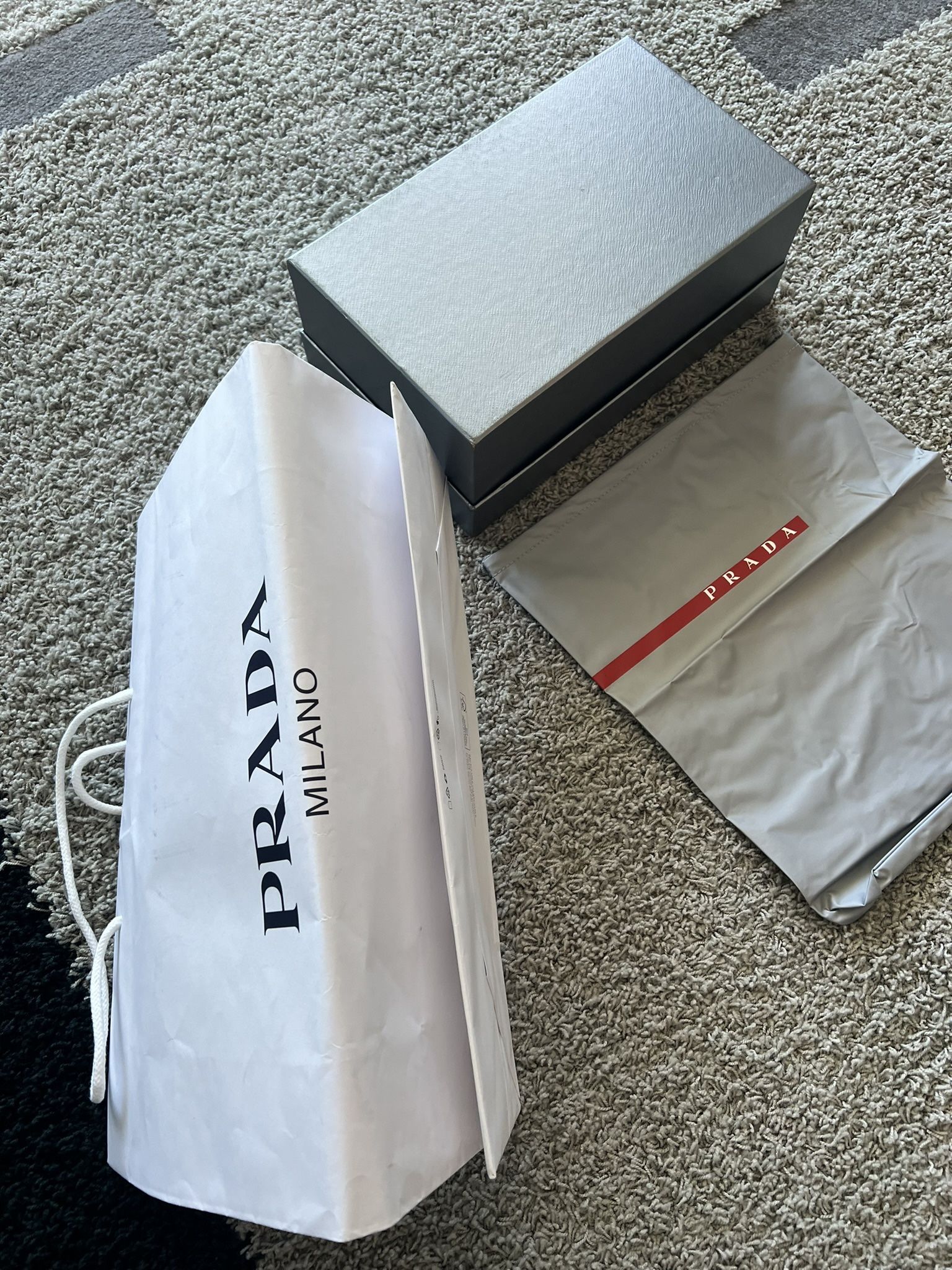 Prada Gift Bag, Shoe Box & Dust Bag