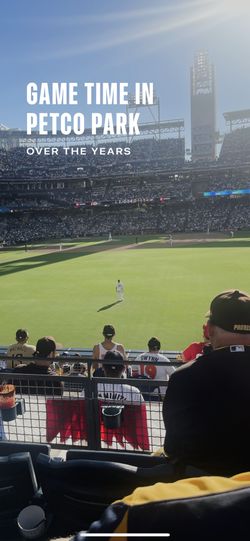 Section 133 Row 9 2 Seats PADRES BREWERS Thursday Friday Saturday Sunday