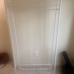 Clothes Rack With Shelves