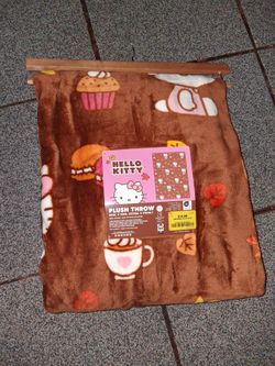 Hello Kitty Plush Throw Blanket 50x70in