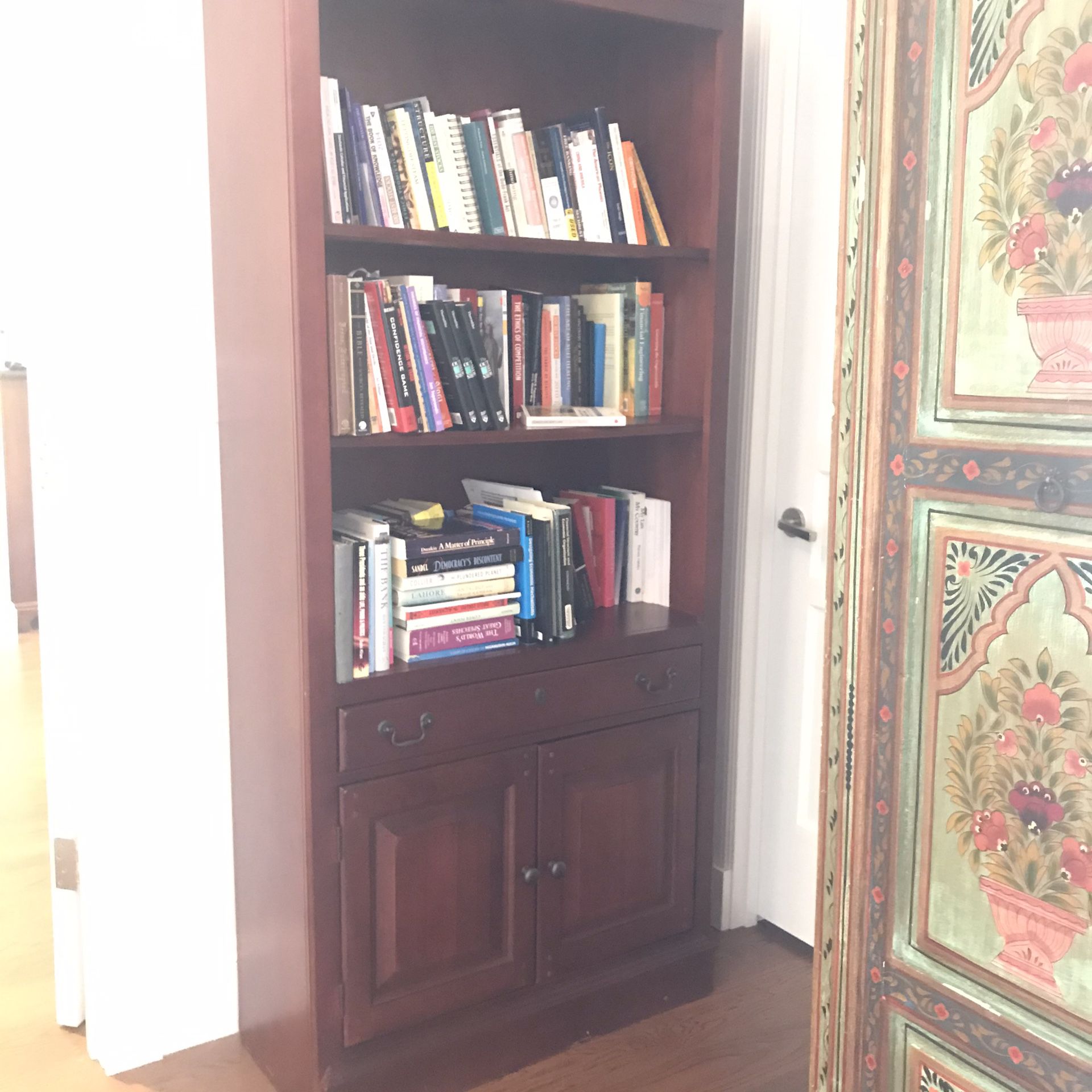One Wood Finish bookcase