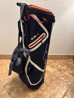 Sun Mountain 3.5 LS Lightweight 4-Way Stand Golf Bag Navy Red White READ
