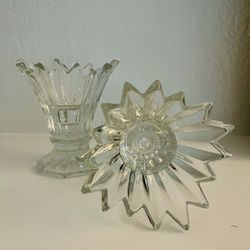 Mikasa Crystal Candle Holders