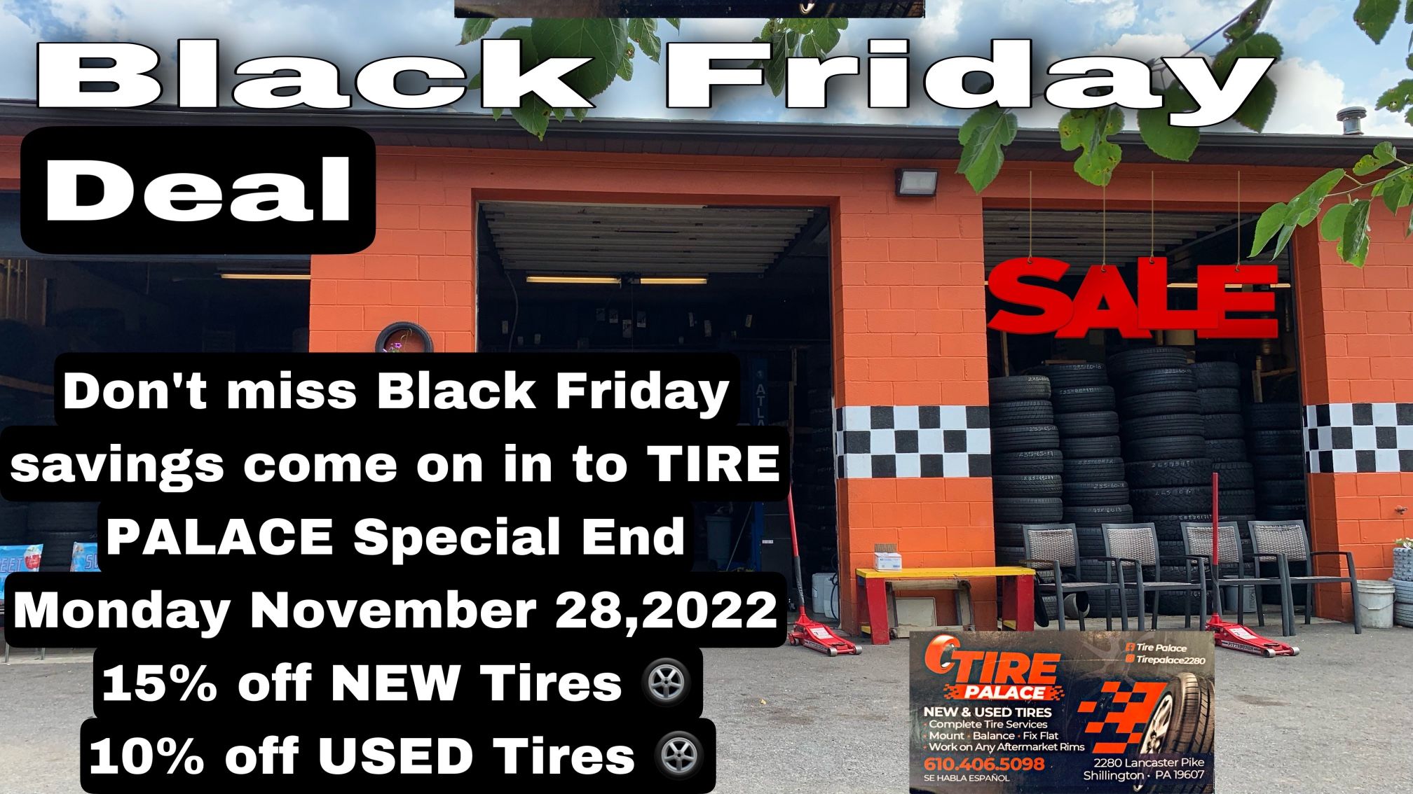 Used Tires & New Tires Black Friday Special