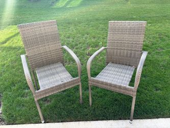 Two outdoor chairs