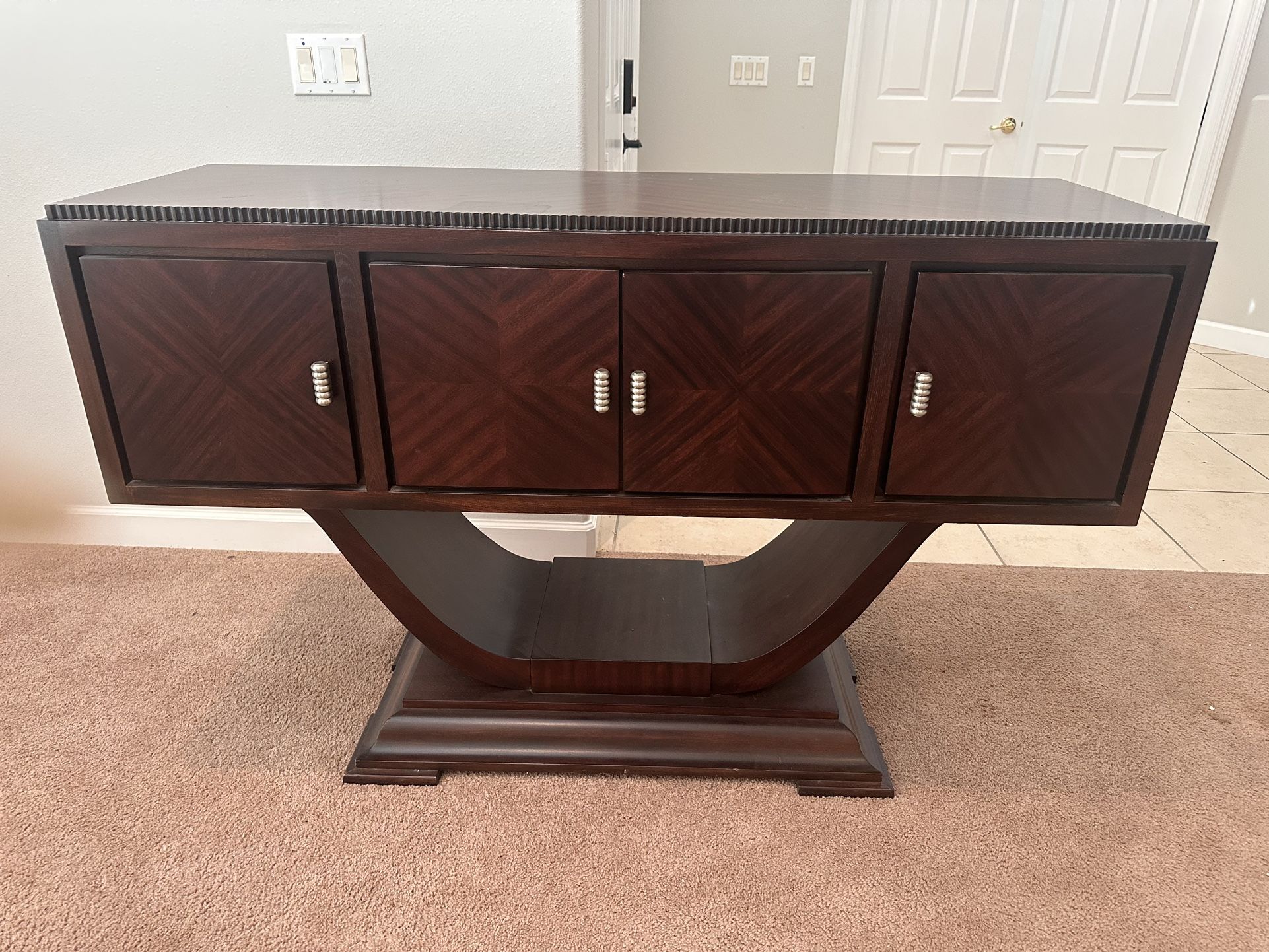 Elegant Art Deco–Style Console Table / Sideboard