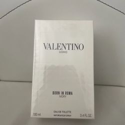 VALENTINO UOMO BORN IN ROMA IVORY EAU DE TOILETTE SPRAY FOR MEN 3.4 Oz / 100 ml