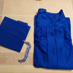 Graduation Cap & Gown, Dobson High, Clean, Size Large, Boy Or Girl, From Jostens