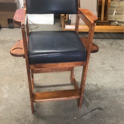 32”h Very Strong Good Condition Super Comfortable Wooden Stool Chair