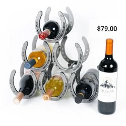 Horseshoe Wine Rack Holder